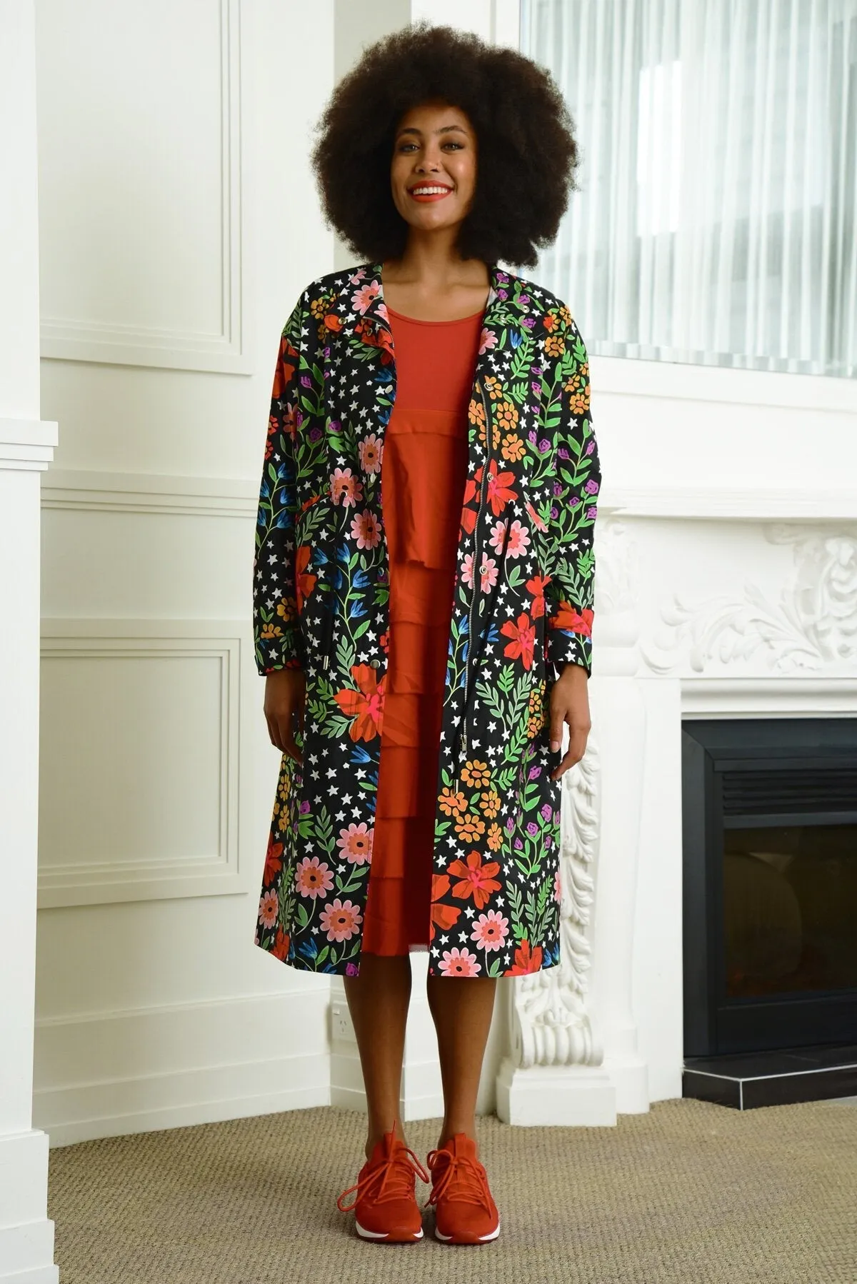 You Can't Parker Here Coat | Flowers